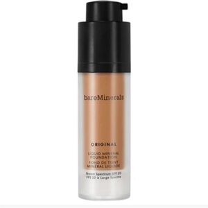 BareMinerals Original Liquid Mineral Foundation Golden Deep #28 NIB 1oz / 30ml